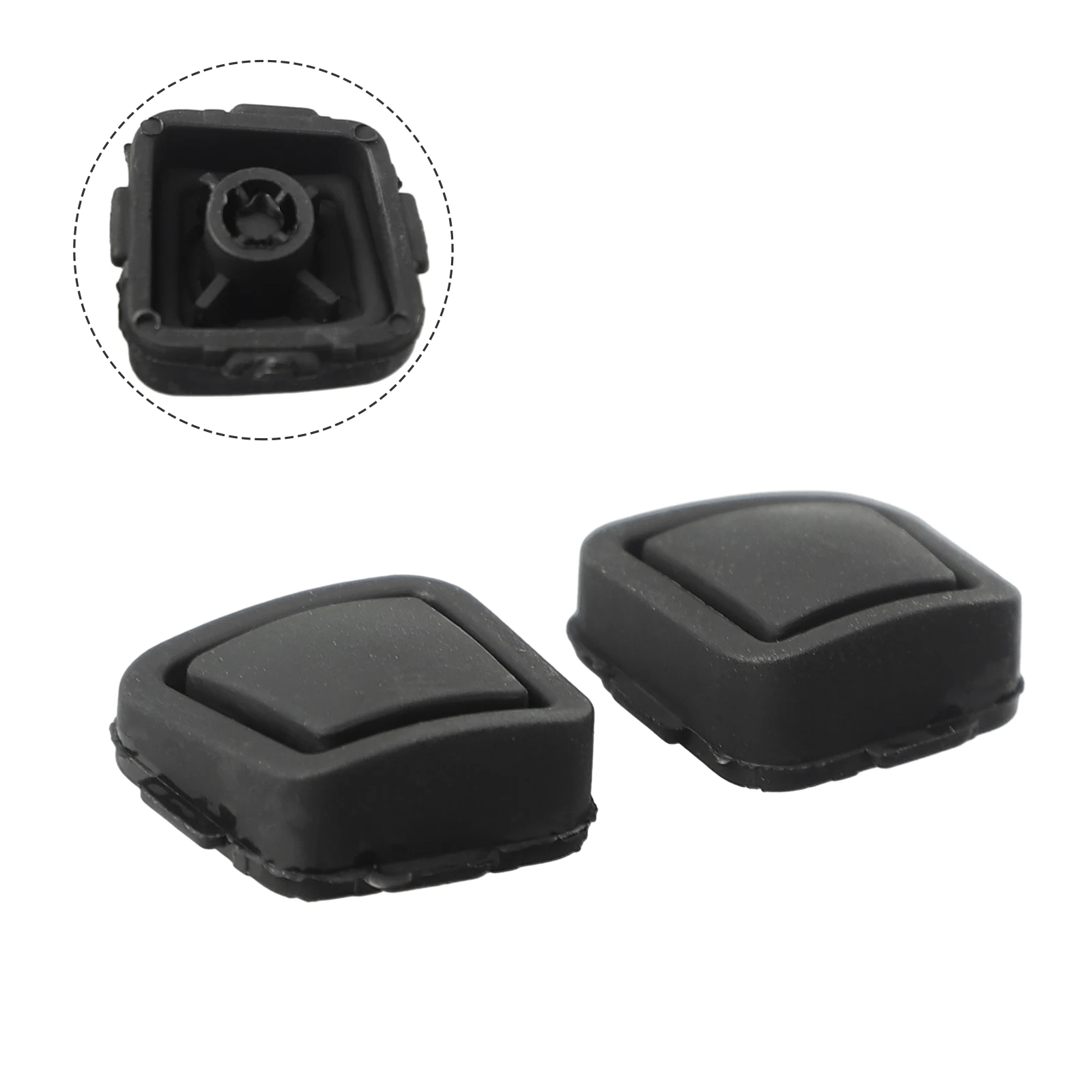 For Mercedes Keyless Entry Outside Door Handle Sensor Button Rubber Cover For Mercedes-Benz W211 C209 W219 W251