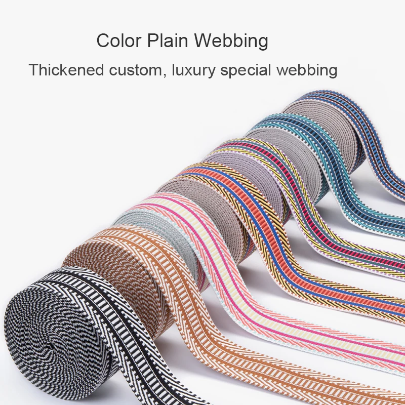 WUTA Fashion Webbing Strap for Luxury Bag Cotton Webbing Belt For Clothing Repair Replace Straps Purses DIY Sewing Accessories