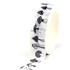 1PC 10M Decorative Cute Black and White Mushrooms Set Washi Tape for Planner Scrapbooking Masking Tape Journal Stationery 1