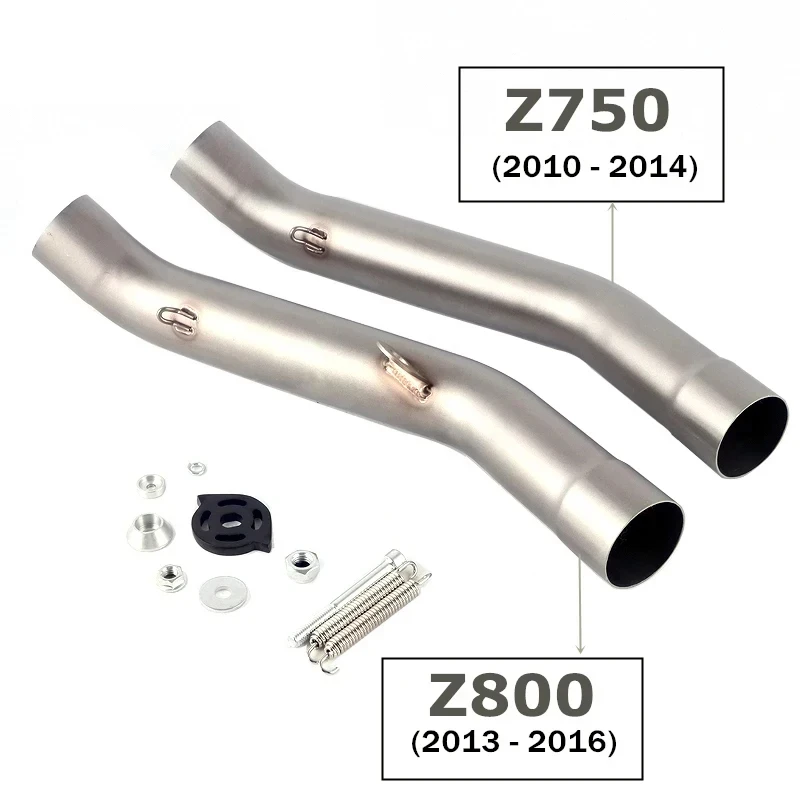 z750 z800 Motorcycle Exhaust Muffler Escape For KAWASAKI Z800 2013-2016 Z750 2007-2014 Exhaust Contact Middle Link Pipe - Image 2