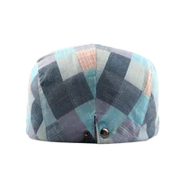Womens Mens Teens Beret Flat Newsboy Hat Adjustable Irish Cabbie Gatsby Cap Breathable Driving Hunting Hat 4