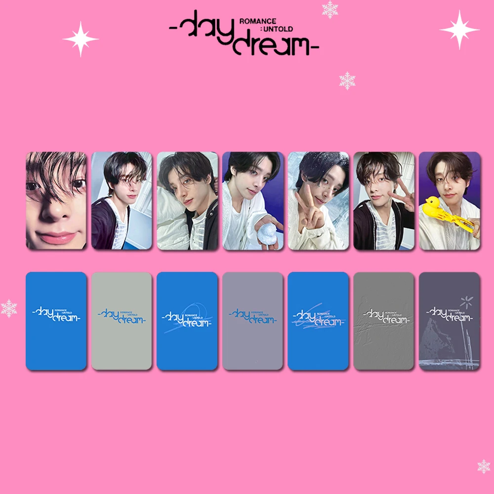 Kpop Boys Idol World Tour Album ROMANCE DAYDREAM NO DOUBT SUNGHOON Lomo Card Photocards Postcards Fans Collection Souvenir Merch