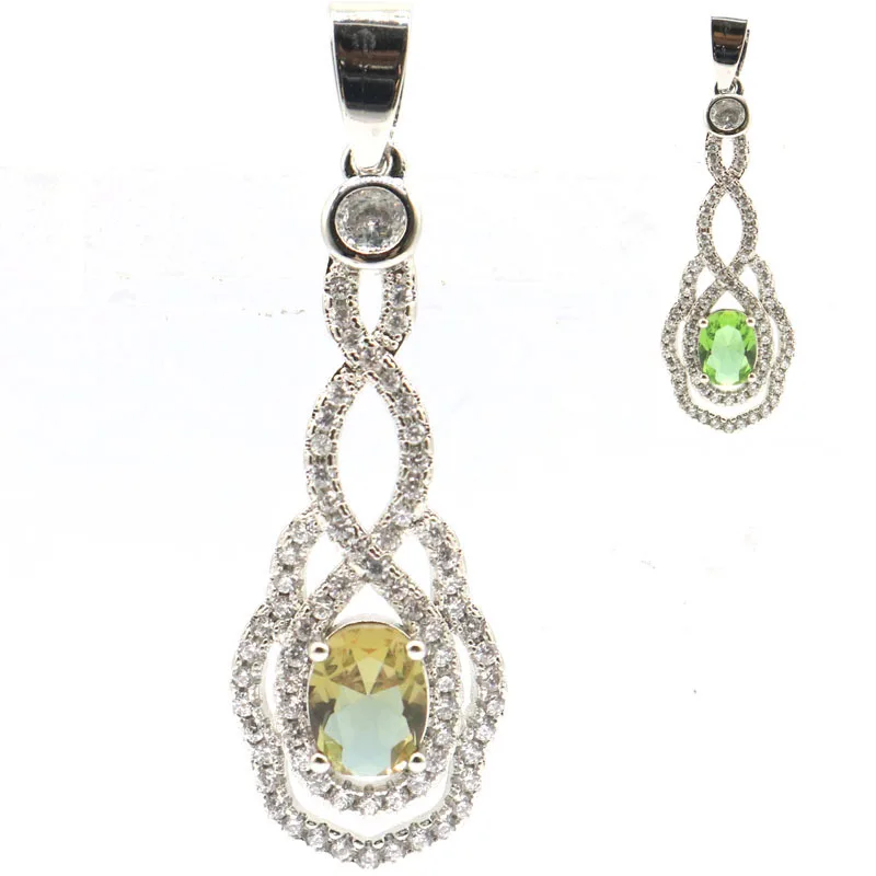 44X14Mm Colore Di Lusso Che Cambia Topazio Alessandrite Che Cambia Colore Zultanite Cz Ciondolo In Argento Da Sposa Da Donna
