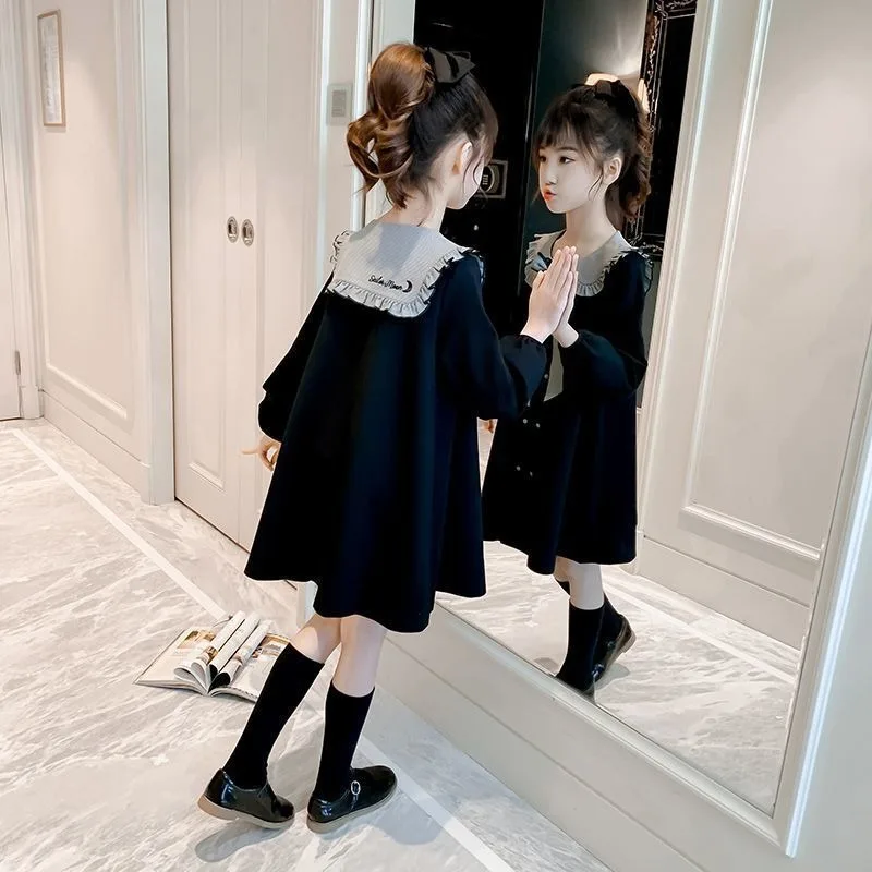 Vestidos Child Clothing Dress for Girls Autumn New Fashion Child Princess Dress Casual Girl Long Dresses Vestidos Para Ni&ntilde;as