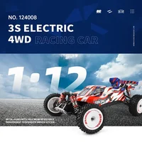 WLtoys 124008 60KM/H 4WD RC Car 3S Professional Racing Car Brushless Electric High Speed Off-Road Drift Remote Control Toys Gift 2