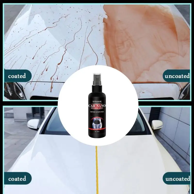 Car Scratch Nano Repairing Coating Spray Polish Wax Super Gloss For Bike Rv Suv Truck Or Boat Body Detailing Paint Care Kit
