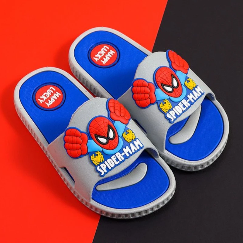 Kids slippers Kids sandals Disney Children's Spiderman Boys Summer Home Shoes Boys Sandals Waterproof Anti-slip Kids Garden Shoes