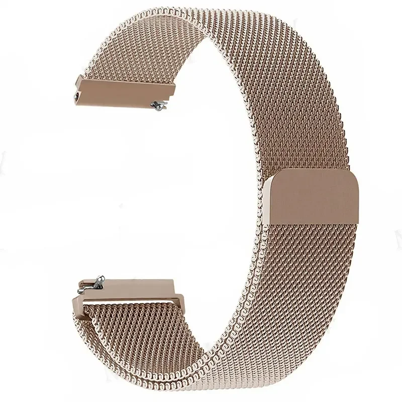 Elegant 22mm Milanese Strap - Premium Steel Watchband Bracelet
