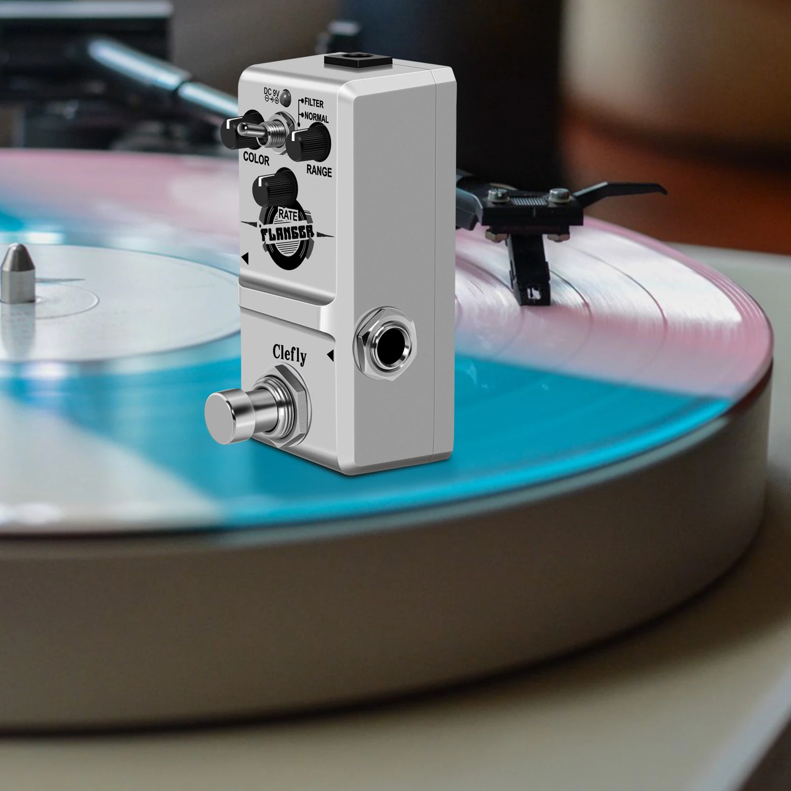 

Clefly LN-312 FLANGER Guitar Effect Pedal Ture Bypass Pure Mini Flanger Guitar Effect Pedal with Static Filtering True Bypass