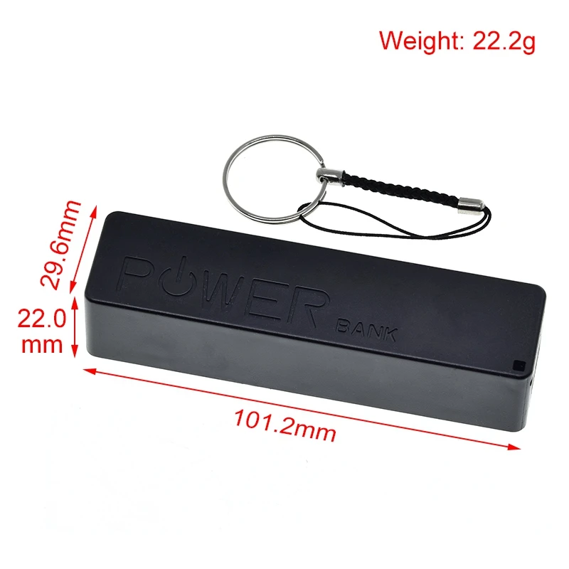 Power Bank DIY Kit Storage Case Box 1*18650 Battery 5V 1A USB Charging For xiaomi samsung phone
