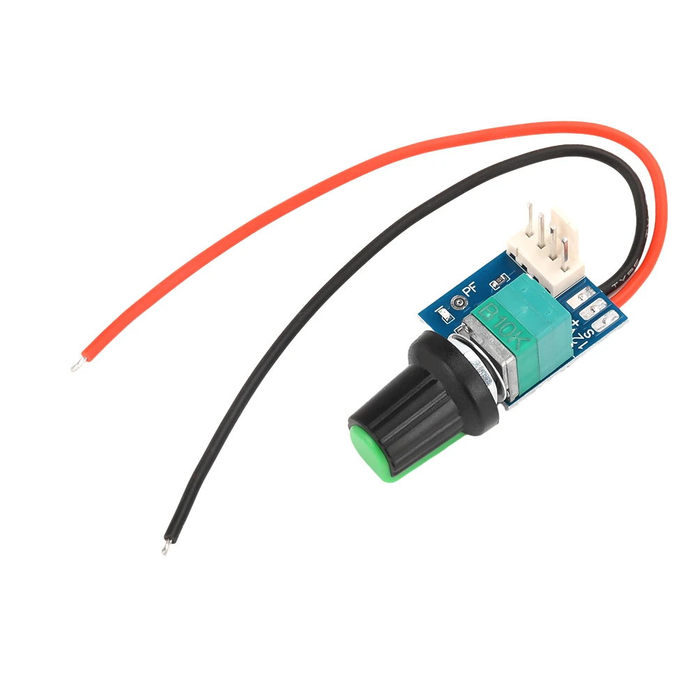 DC 12V Manual 4-Wire PWM Fan Speed Motor Controller Board With Knob Switch Governor Module Power Supply