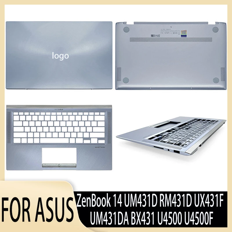 

NEW For ASUS ZenBook 14 UM431D RM431D UX431F UM431DA BX431 U4500 U4500F Laptop LCD Back Cover/Palmrest Upper Case/Bottom Case