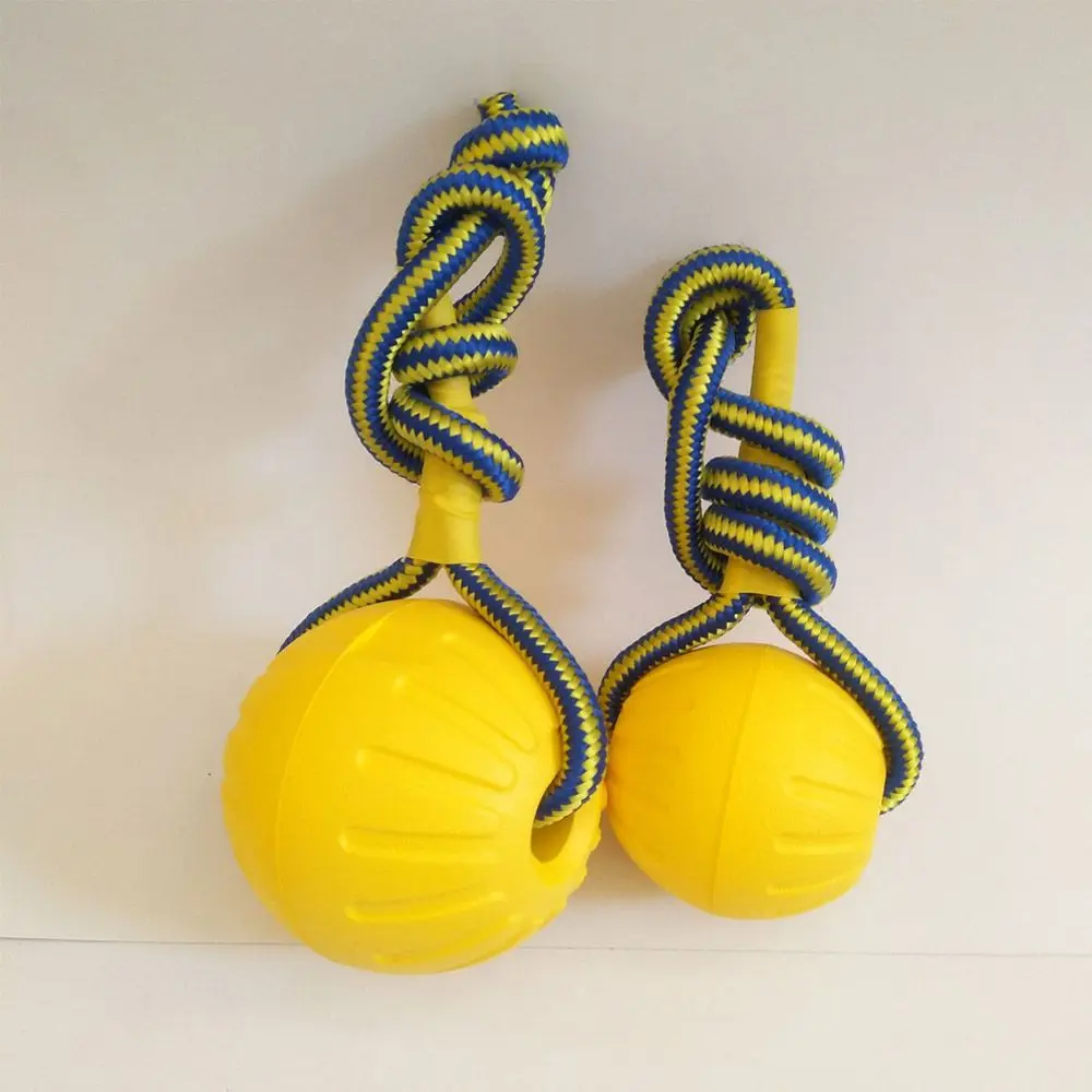 1PC 7cm/9cm Indestructible Rubber Ball Pet Dog Training Chew Play Fetch Bite Toy Dog Toys For Dog Interactive 2