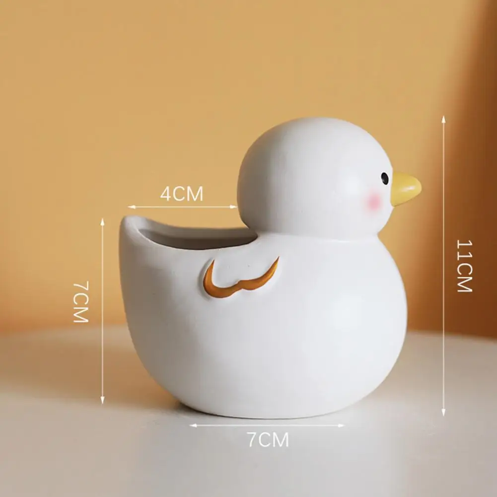 오리 모양 다육 식물 화분, 패션 화분, 꽃 용기, 미니 입체 성장, 작은 식물 화분