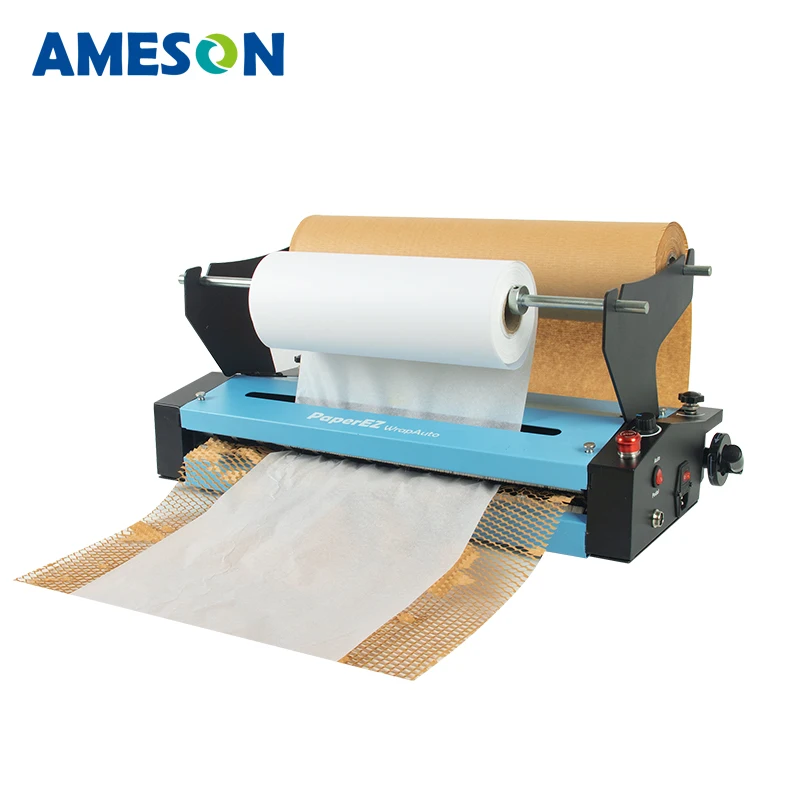 

PaperEZ Electric Tensile Cutting Honeycomb Paper Wrap Packaging Machine