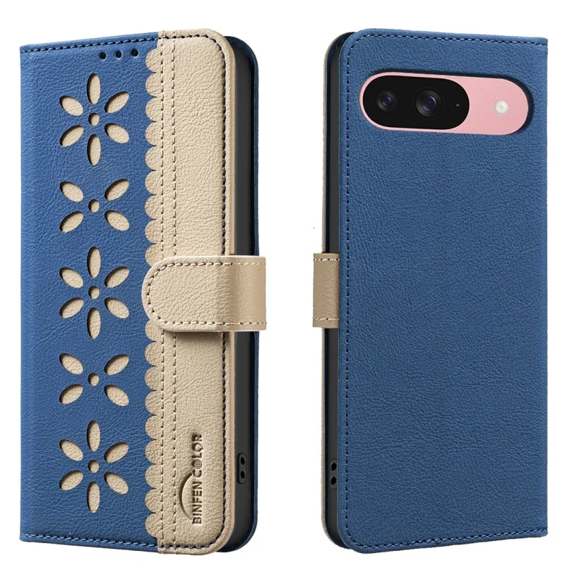 Colorful Flowers Magnetic Leather Wallet Phone Case & Card Holder