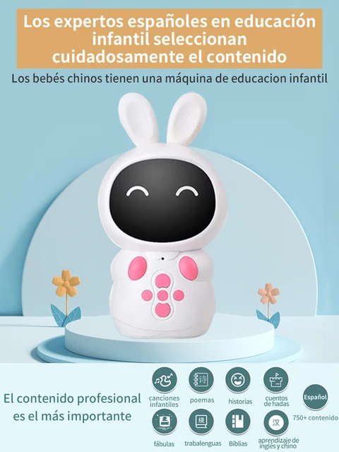 Kids Education Toys for Spanish Baby Learning Machine for Spanish Nursery Rhyme Fairy Tale Early Education Content Toys 2
