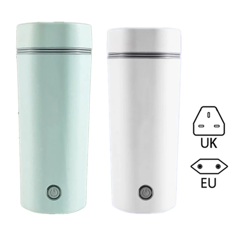 

M2EE Travel Water Kettle 350ML Portable Electric Water Heater UK/EU Plug Small Electric Kettle Perfect for Travel and Office