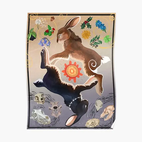 

Watership Down Fan Cover Bordered Poster Decor Modern Mural Print Funny Decoration Painting Art Vintage Room Home Wall No Frame