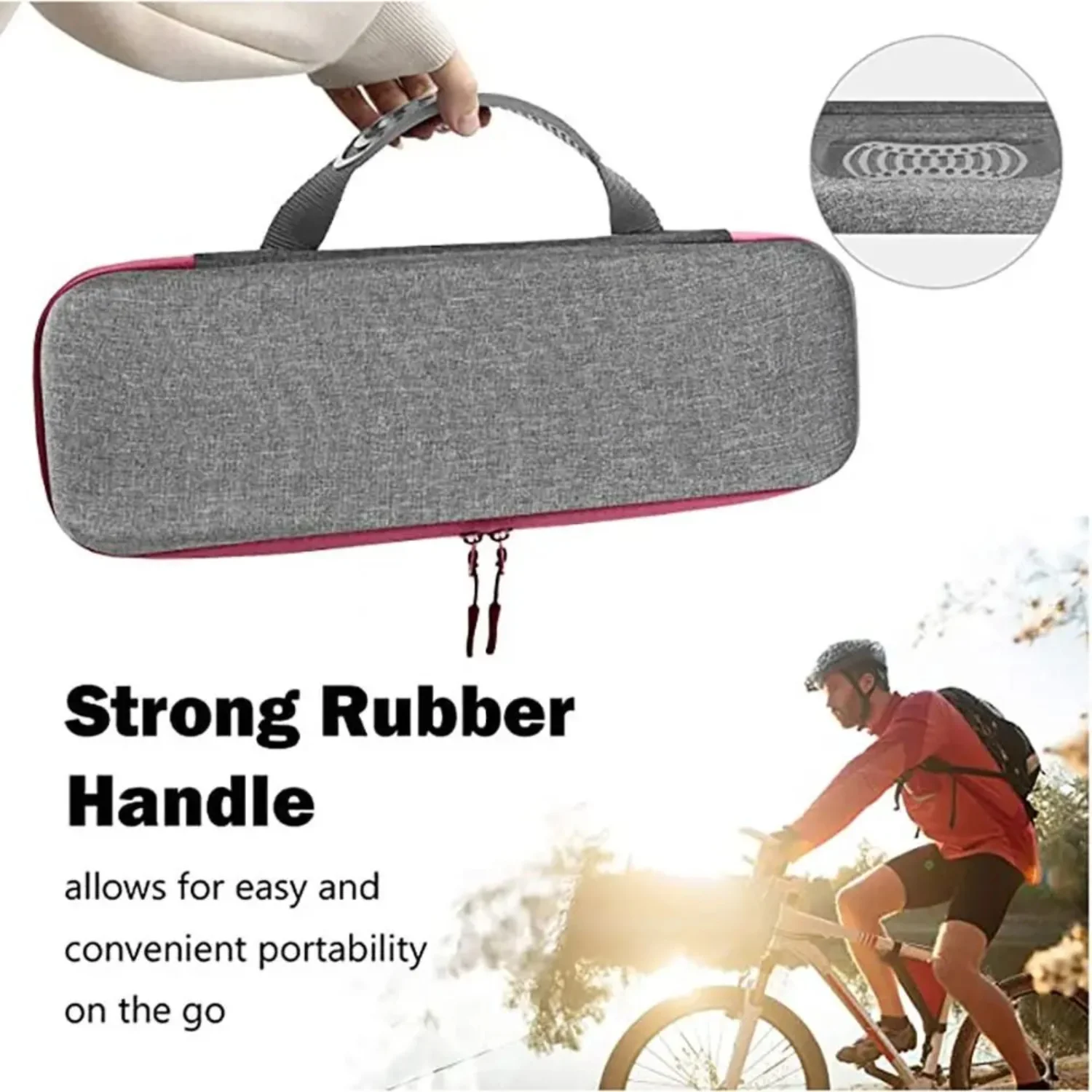 Travel Case Hair Dryer Brush Lightweight Hard Carrying Case Hot Tools Volumizer Hot Air Brush