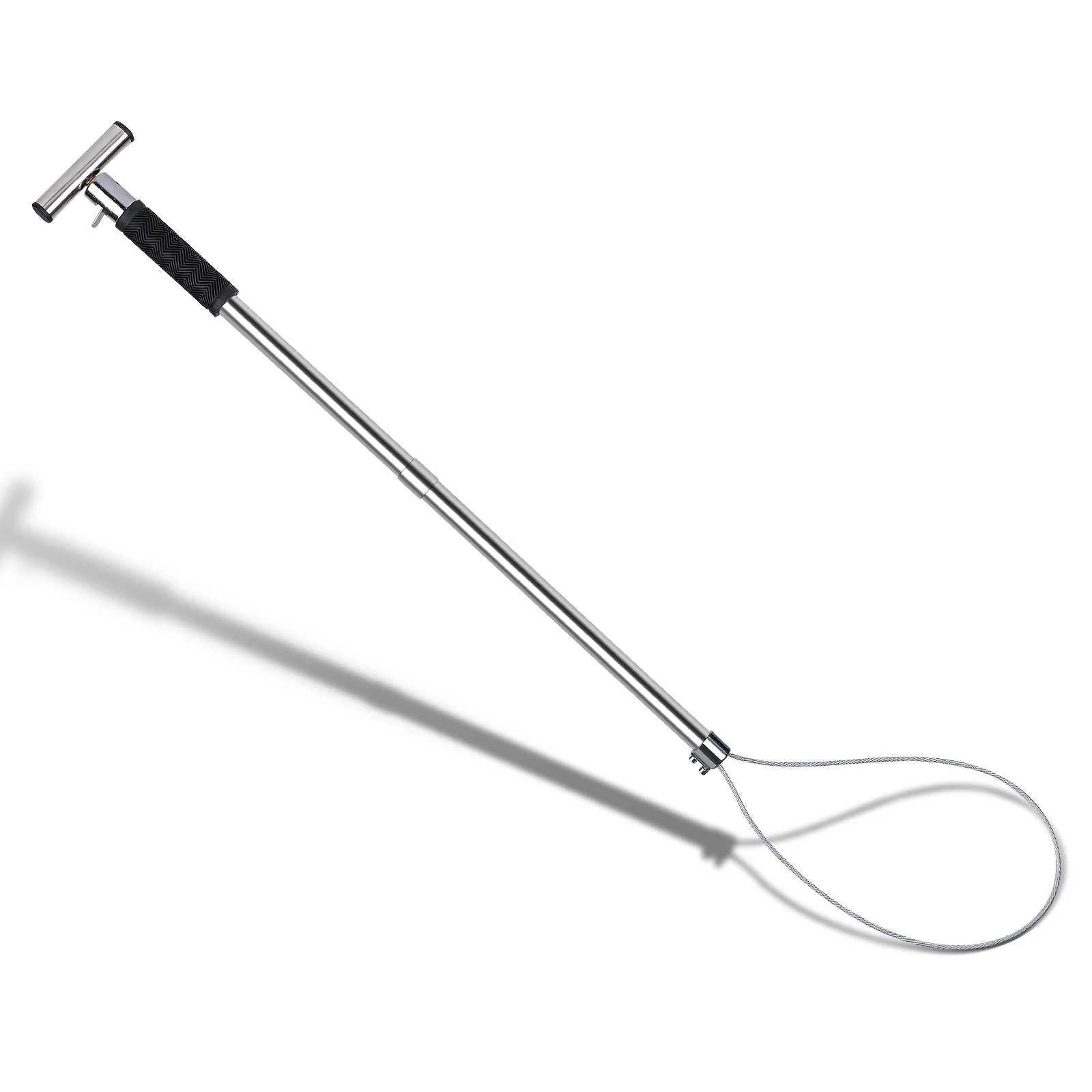 33 Inch Stainless Steel Animals Pig Catcher Pole Thickness Wire Rope Animal Catch Pole Stretchable Handle Efficient Easy To Use 2