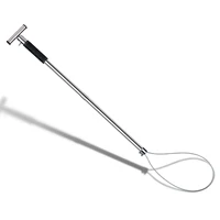 33 Inch Stainless Steel Animals Pig Catcher Pole Thickness Wire Rope Animal Catch Pole Stretchable Handle Efficient Easy To Use 2