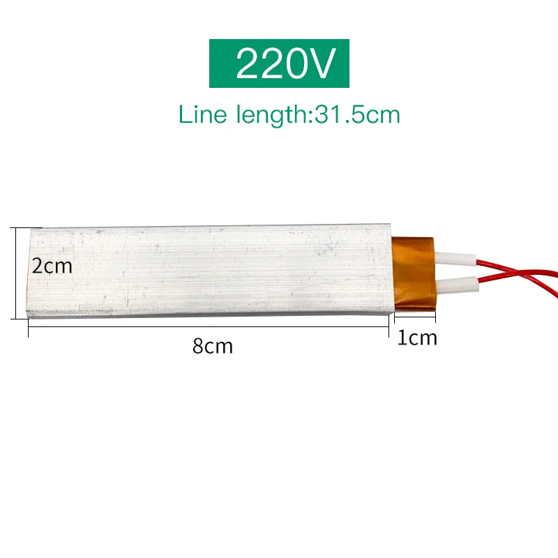 Heizelement PTC Heizung Haartrockner Zubehör Lockenwickler Heizung 240-270 Grad Geflügel Ei Inkubator Zubehör 220V/110V/12V – Detail 9