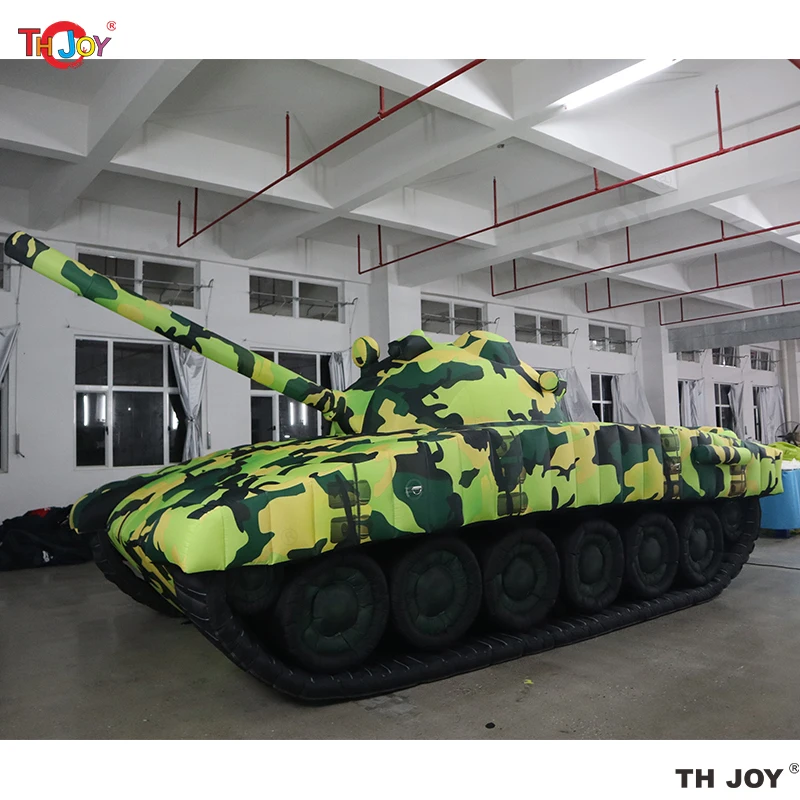 Fast Air Shipping 6x3m Outdoor Inflatable Advertising Tank Model Inflatable CS Games bunker Tank 3