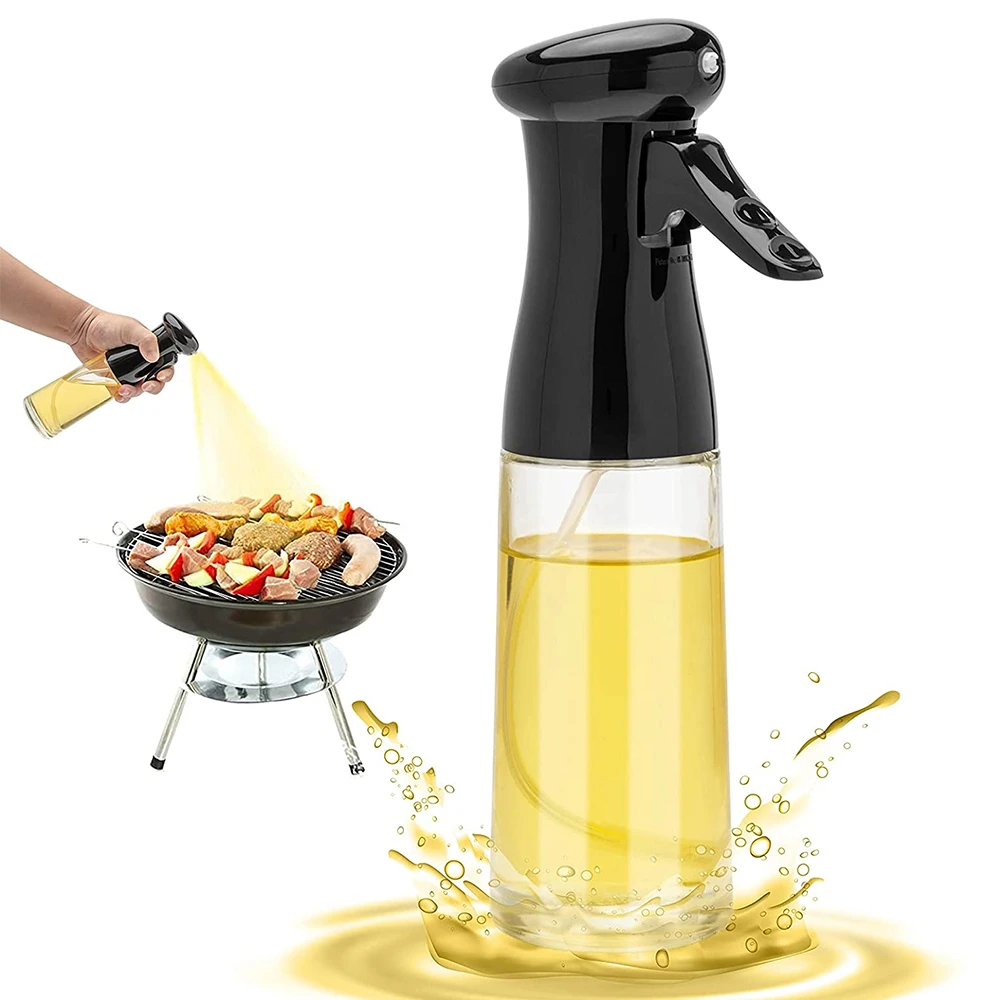 210ml Oil Bottle Kitchen Oil Spray Bottle Cooking Baking Vinegar Mist Sprayer Barbecue Spray