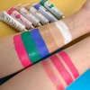 3pcs Matte Eye Shadow Primer Suitable for Oily Eyelid Eye Makeup Base Waterproof and Stain Resistant,Durable Cream Liquid Makeup 3
