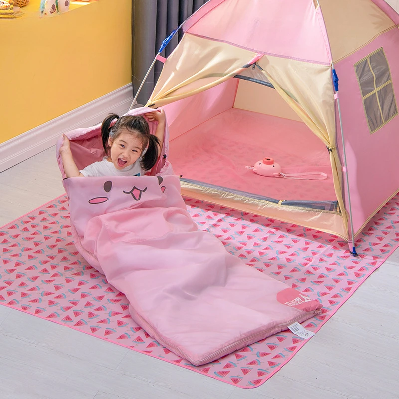 Outdoor Camping Children's Sleeping Bags Lunch Break Dirt Insulation Warmth Protection Kick Prevention Under The Age of 14 6
