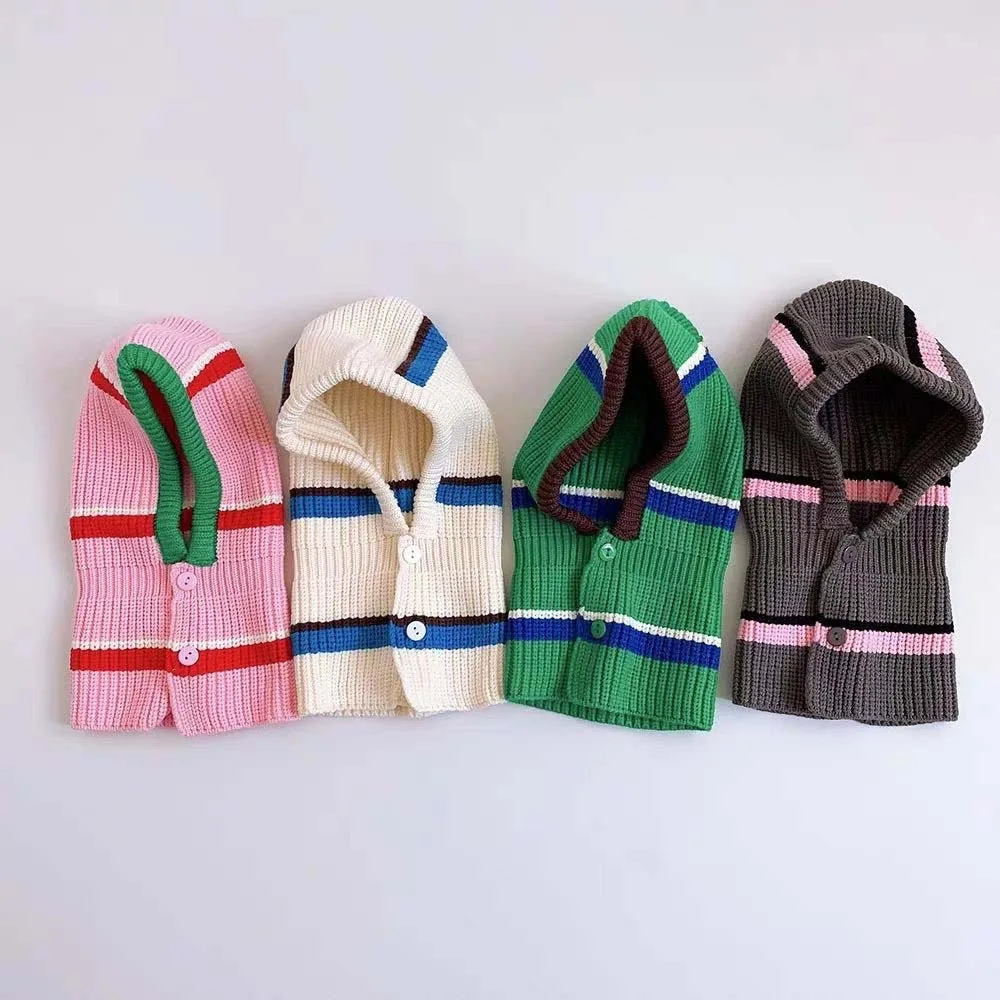 Versatile Soft Knit Woolen Baby Beanie Hat