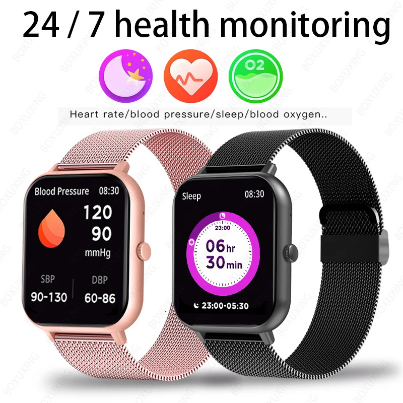 Amazfit-reloj inteligente para hombre y mujer, accesorio de pulsera  resistente al agua con esfera personalizada, banda completamente táctil,  compatible con Huawei, Xiaomi y Apple, novedad de 2023 - AliExpress