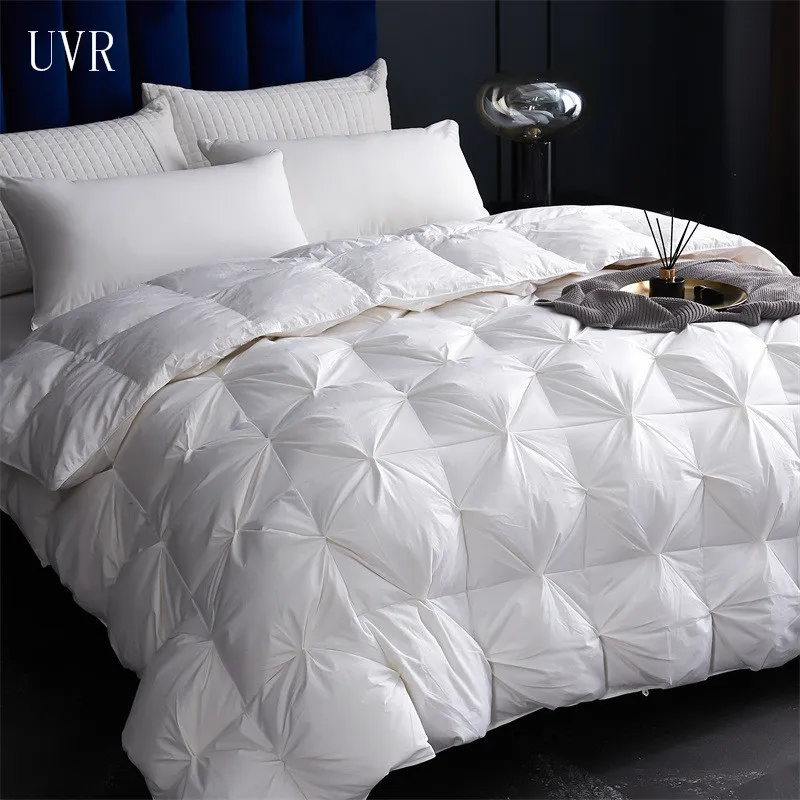 

UVR 100% Thickened Warm Quilt Bread Duvet/Quilt/Comfort Bedding Winter Luxury Blanket Quilt Cover King Double Full Size
