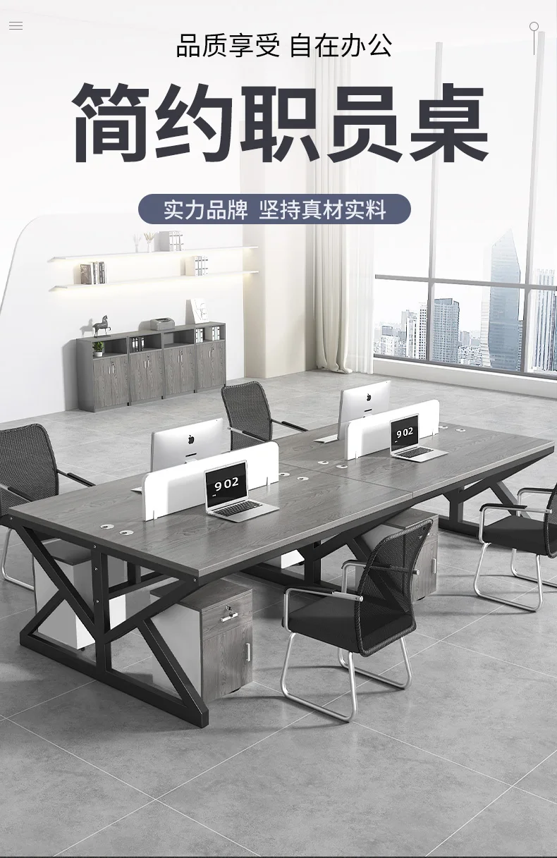 Description Picture 2 of itemLuxury Standing Study Office Desk Boss School Writing Storage Drawers Office Desk Computer Table Pliante High End Furniture HDH