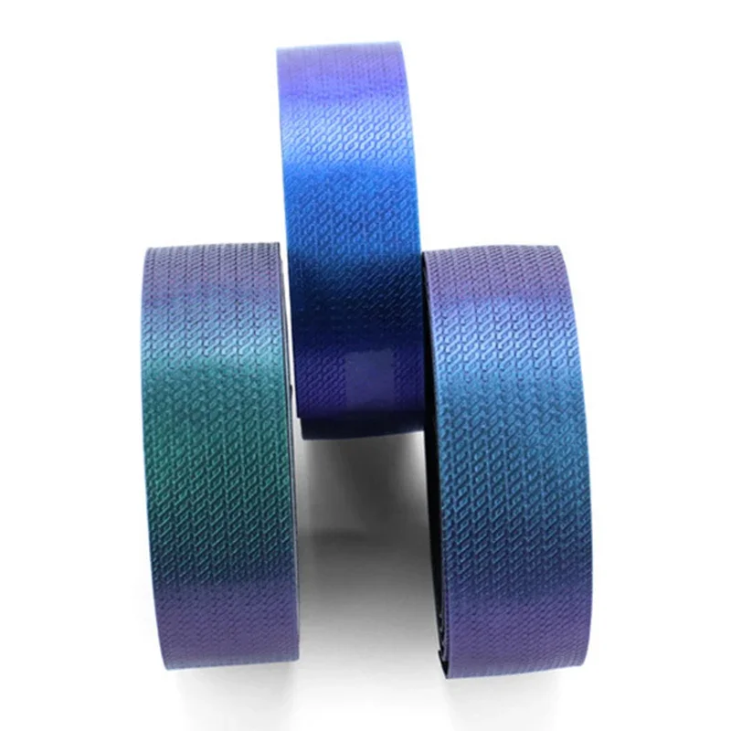 Dead Fly Bicycle Strap Triangle Discoloration Wrap Tape Road Bike Gradient Handlebar Tape Shock Absorption and Sweat Absorption bike handlebar tape