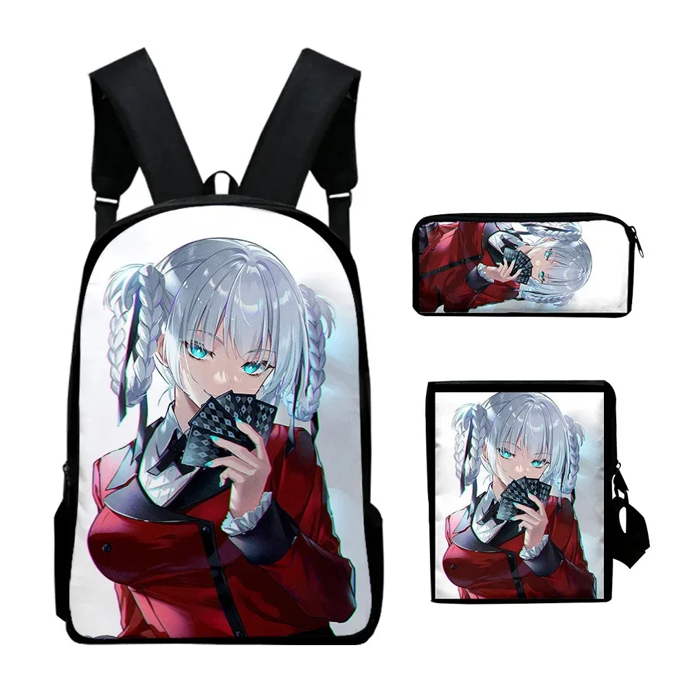 Harajuku 3D Print Student School Backpacks, Laptop Backpack, Backpack, Tilt Shoulder Bag, Pencil Case, Legal, Popular, Legal,