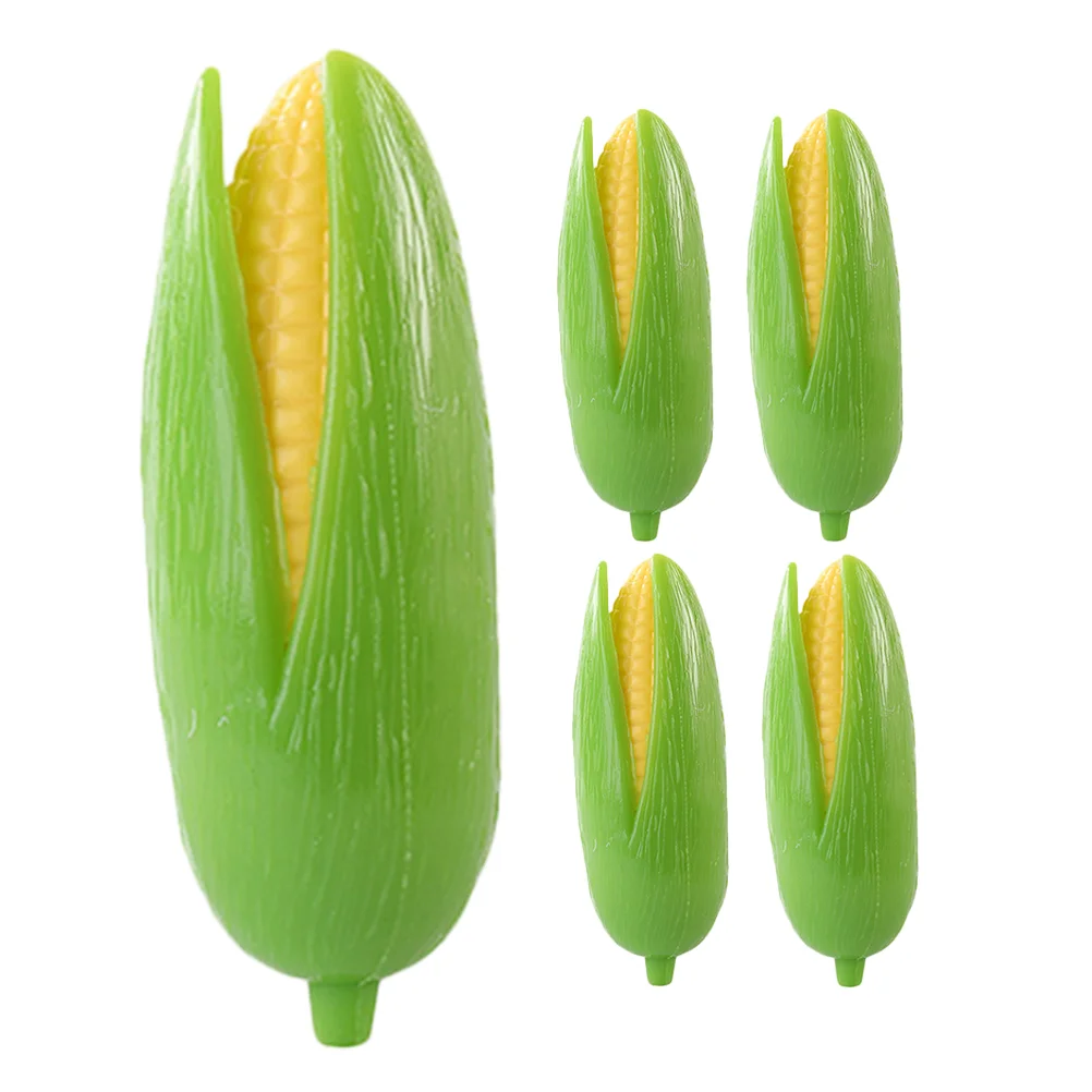 5 шт., игрушки-кукурузы набор держателей для кукурузы 4 шт 7 5 см
