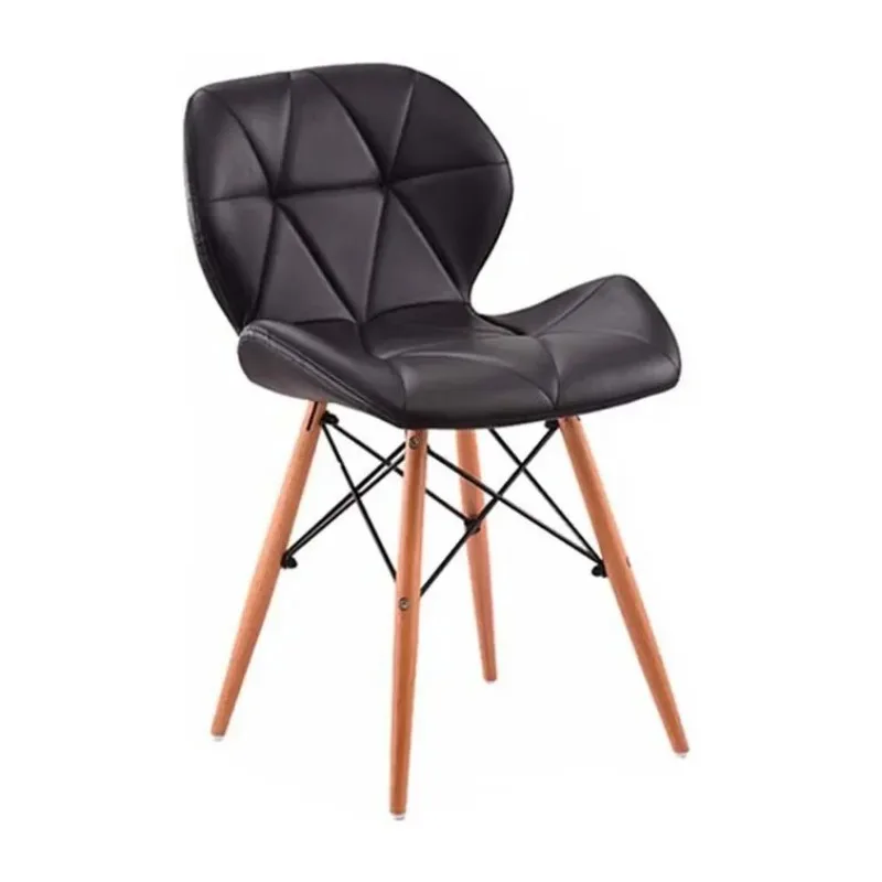 Modern Nordic Home Cafe Restaurant Furniture Upholstered Velvet Fabric Dining Chair With Gold Metal Frame