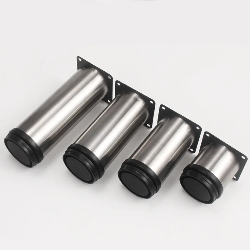 가구 조절 가능 캐비닛 다리, 스테인레스 스틸 가구 다리, 테이블 소파 침대 발, 50mm-300mm, 1 개