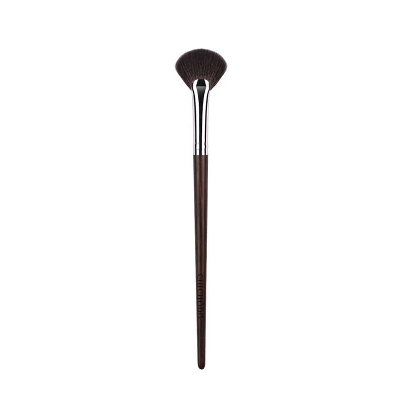 

Ebony Handle Professional 40Pcs Makeup Brushes Series 010 Goat Hair Small Fan Shape Highlighter Brush Makeup Tools Beauty