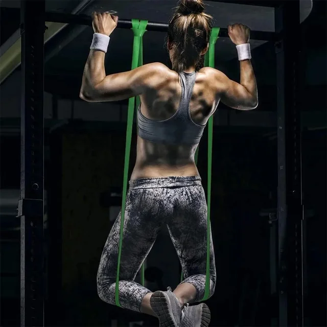 Heavy Duty Latex Resistance Band Exercise Elastic Band For Sport Strength Pull Up Assist Band Workout Pilates Fitness Equipment 2