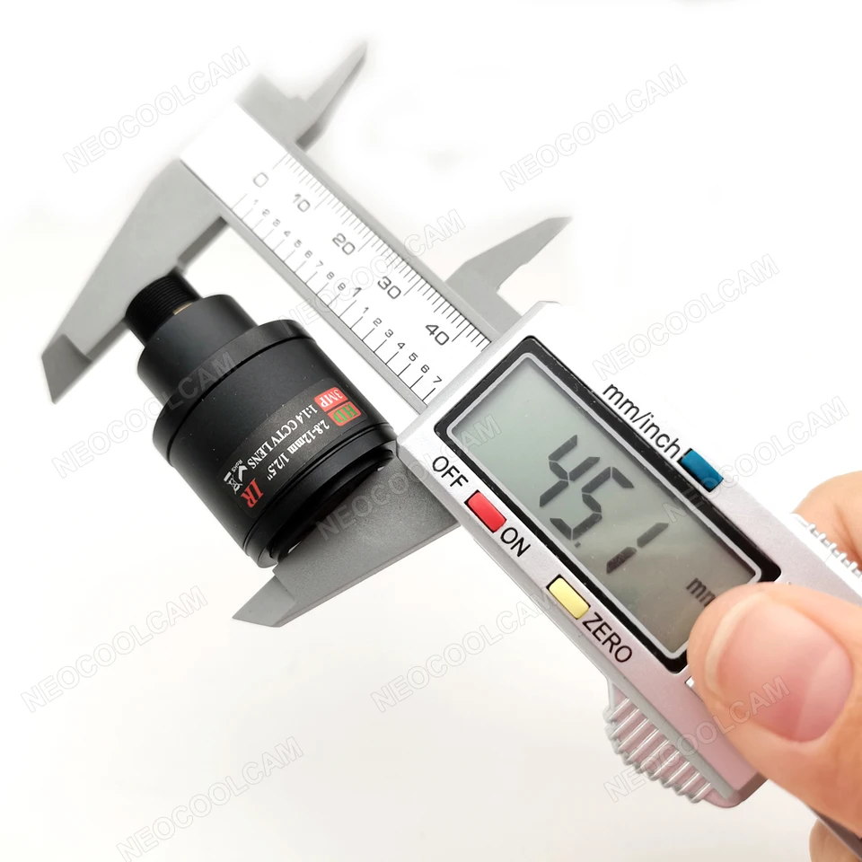 6-22mm 2.8-12mm M12 Mount HD Varifocal Lens With 650nm IR Filter