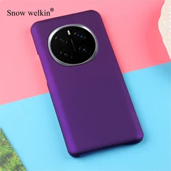 Luxury Rubberized Matte Hard Plastic Case Cover - Premium Back Protection for Magic 7 RSR (Purple)