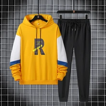 

Thin Spring New Men's Trendy Simple Letter Printing Casual Skin-Friendly Fashionable All-Matching Sports Suit
