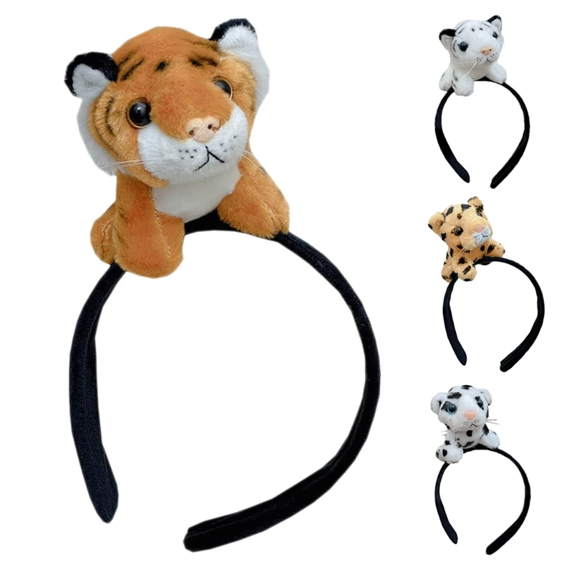 

A2ES 3D Plush Headband Stuffed Cartoon Animal Headband Performance Hair Accessories