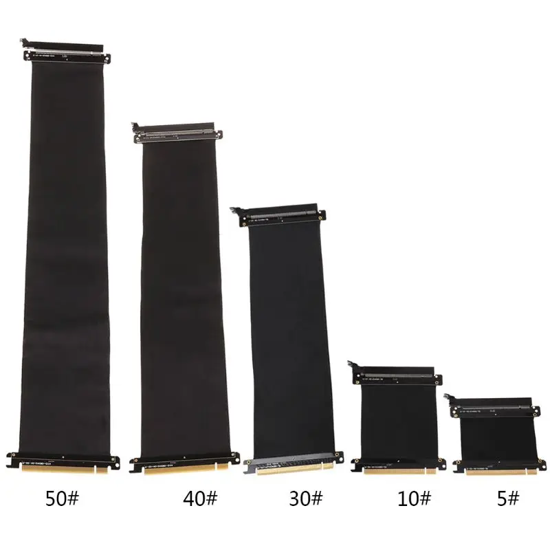 

Full Speed GPU Vertical with antijam PCI-E x16 Extender Riser Cable