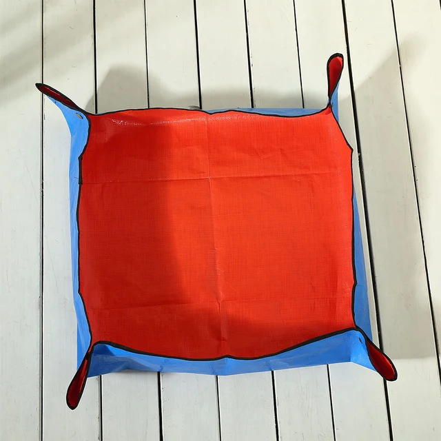 1Db Ültetési Szőnyeg 50 Cm-100 Cm Kertészeti Cserepes Pad Összecsukható Kerti Növényi Edény Transzplantáló Vízálló Szőnyegek - Image 5