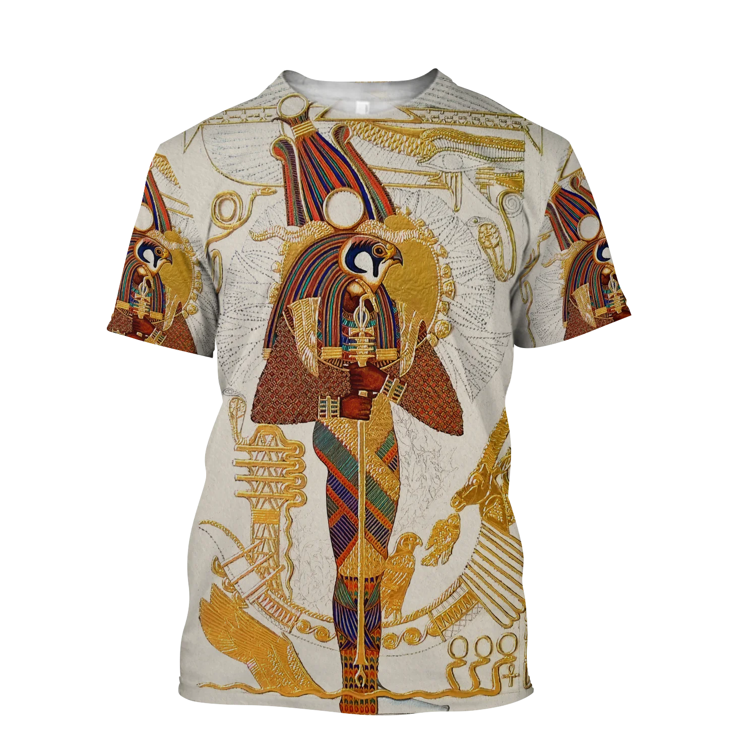 Sommer Mode Männer t-shirt 3D Gedruckt Anubis Alte Ägyptische Mythologie T-Shirt Straße Trend Wilden Unisex kurzarm TTD02 – Detail 14