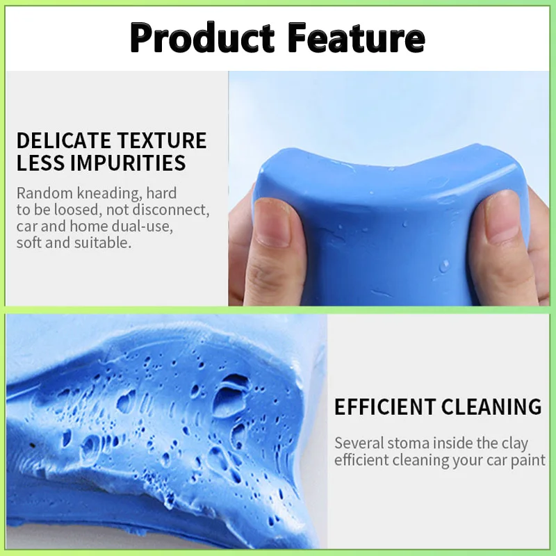 100g Car Cleaning Clay Bar Auto Detailing Cleaner Auto Detailing Car Deep Cleaning Wash Heavy Duty Remover Cleaner Sludge Mud cleaning gel car cleaning tool car cleaning clay bar cleaning magic mud car detailing cleaner car cleaning gel